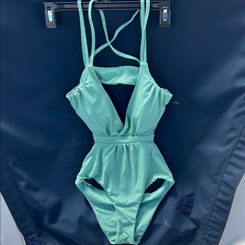 Women Green Pastel One Piece Swimsuit